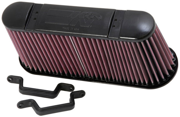 K&N Engineering drop-in air filter for 2006 Corvette Z06 7.0L V8 engine, showing the clean, high-performance filter element.