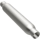 MagnaFlow muffler with 3.5-inch diameter and 18-inch length, featuring dual 2.25-inch inlet and outlet pipes, for automotive exhaust.