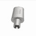 MagnaFlow stainless steel muffler with tip, 14x5x8 inches, featuring dual inlet and outlet pipes for automotive exhaust systems.