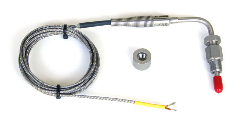 Innovate Motorsports K-Type EGT probe with Type-K connector and hardware, designed for TC-4 PLUS and LMA-3 gauge systems.