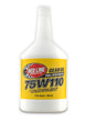Red Line 75W110 GL-5 Gear Oil quart bottle, showcasing the red and white label on a gear oil container.
