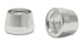 Vibrant -12AN PTFE hose olive inserts, set of two, for fitting connections in automotive or industrial hydraulic systems.