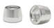 Vibrant -12AN PTFE hose olive inserts, set of two, for fitting connections in automotive or industrial hydraulic systems.
