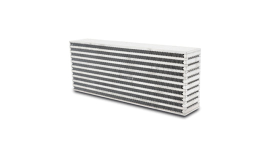 Vibrant universal oil cooler core with 4x10x2 inch dimensions, featuring metal fins and connections for efficient engine cooling