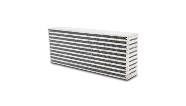 Vibrant universal oil cooler core with 4x10x2 inch dimensions, featuring metal fins and connections for efficient engine cooling