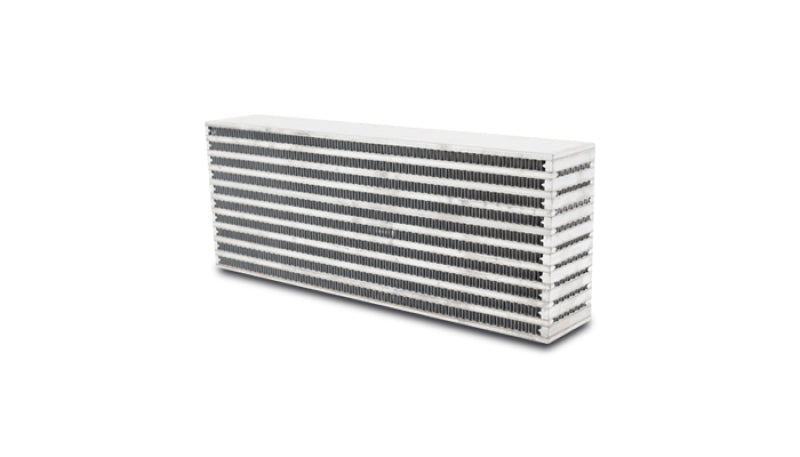 Vibrant universal oil cooler core with 4x10x2 inch dimensions, featuring metal fins and connections for efficient engine cooling