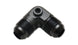 Vibrant -8AN to -8AN male 90-degree union adapter fitting with 1/8-inch NPT port, metal automotive fluid fitting.