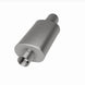 Magnaflow muffler with tip, model RS 14x5x8, showcasing the stainless steel construction and polished exhaust tip.