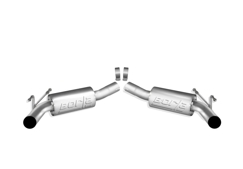 Borla axle back exhaust rear section for 2010-2011 Chevy Camaro SS Coupe and Convertible 6.2L V8 engine
