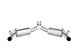 Borla axle back exhaust rear section for 2010-2011 Chevy Camaro SS Coupe and Convertible 6.2L V8 engine