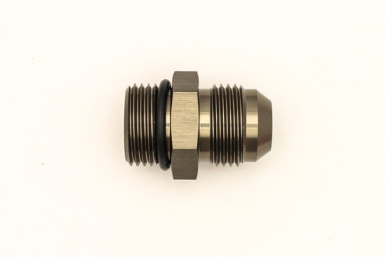 DeatschWerks 10AN ORB male to male fitting adapter with O-ring for fuel or oil line connections, durable and high-quality automotive fittings.