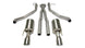 Polished CORSA Performance catback exhaust system with 2.5-inch sport pipes and tips for 2005-2006 Pontiac GTO 6.0L V8