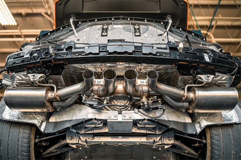 CORSA Performance Corsa 23-25 Chevrolet Corvette C8 Z06 3in valved cat-back exhaust muffler system with re-used stock tips.