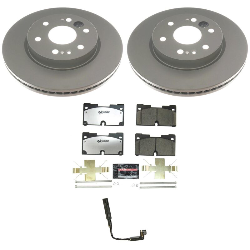 PowerStop Z36 coated brake kit for Cadillac Escalade 2021-2024 front performance truck and tow brakes system.
