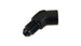 Vibrant -4AN to 1/8 inch NPT 45-degree adapter fitting for fuel or oil lines, shown with metal construction and threaded ends.