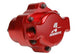 Aeromotive billet belt drive fuel pump showing sleek metallic finish and compact design for enhanced fuel delivery.