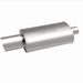 MagnaFlow muffler with tip, stainless steel, 14x5x8 inches, 2.25/4 inlet and outlet, automotive exhaust component
