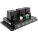 Snow Performance Multi-Pump Relay Module for injection pumps and controllers, featuring electronic relay with wiring and connectors.