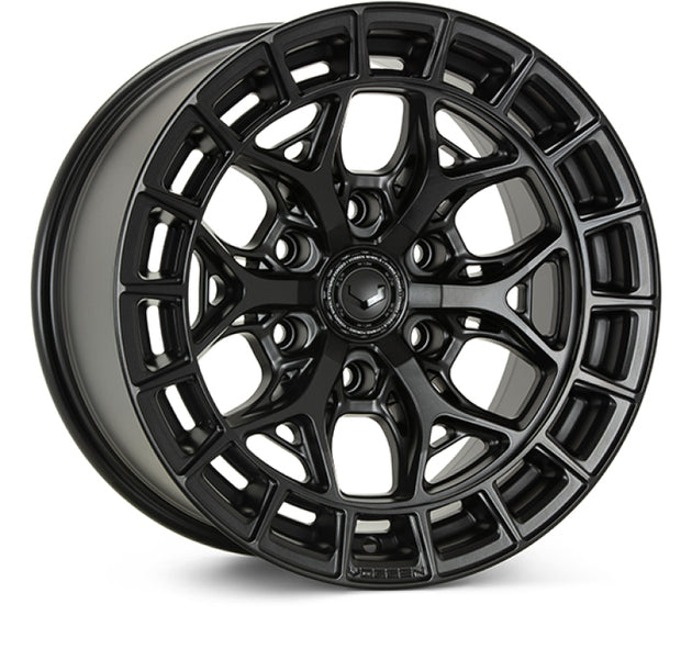 Vossen HFX-1 22-inch satin black forged wheels, 9.5-inch width, 6x135 bolt pattern, ET30 deep design, 87.1 bore.