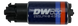 DeatschWerks 265 LPH DW65C compact fuel pump with mounting clips for efficient fuel delivery in vehicles.