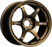 SSR Type-C forged racing bronze wheel, 18x9.5 inch, +22 offset, 5x114.3 bolt pattern, shown with detailed close-up of wheel design.