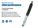 Bilstein 5100 Series rear 46mm monotube shock absorber for 2014 Chevy Silverado 1500 and GMC Sierra 1500 trucks.
