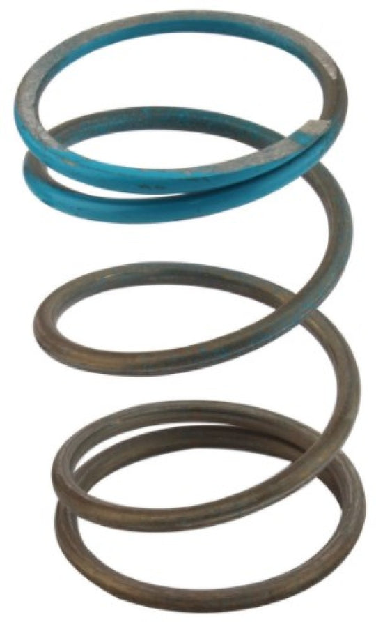 Turbosmart Gen-V WG45/50 wastegate spring with blue outer coil and 14psi pressure rating for turbocharger boost control.