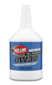 Red Line 0W30 motor oil quart bottle showing the label and container for engine lubrication.