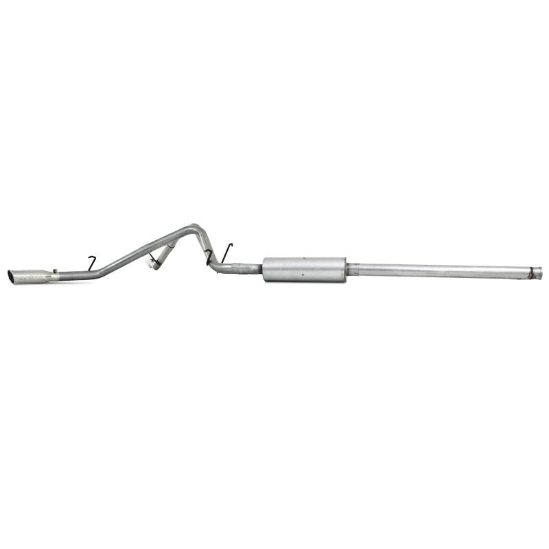 MBRP catback exhaust system for 2009 Chevy/GMC 1500 4.8/5.3L EC/CC dual split side pipe, excluding 8 bed models