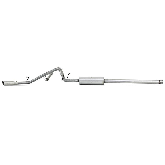 MBRP catback exhaust system for 2009 Chevy/GMC 1500 4.8/5.3L EC/CC dual split side pipe, excluding 8 bed models