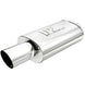 MagnaFlow muffler with tip, model RS 14X5X8, showing the stainless steel construction and polished exhaust tip.