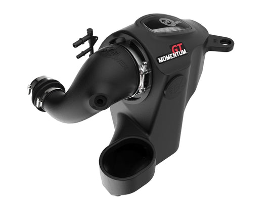 aFe Momentum GT cold air intake system with Pro DRY S filter installed in a Jeep Grand Cherokee 4xe 2022-2025, 2.0L engine
