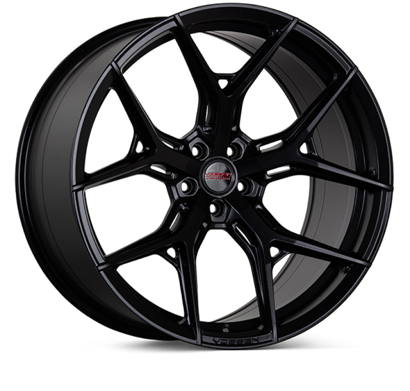 Vossen forged 20x11 satin black wheel with 5x114.3 bolt pattern, ET50, 70.5mm hub for S550/S650 rear vehicles.