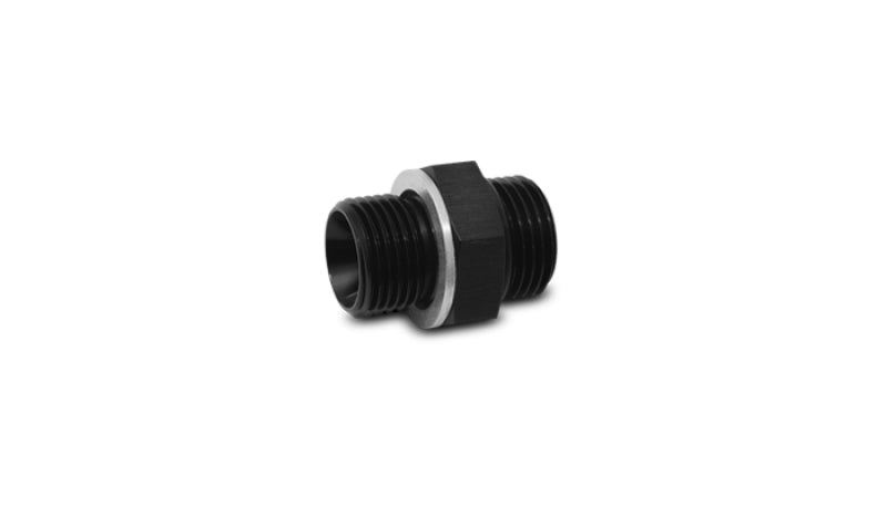 Vibrant -6AN to 14mm x 1.5 straight fitting adapter with O-ring for automotive or fluid connection applications.
