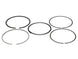 Wiseco piston ring set with 84.25mm bore, includes compression and oil rings, for high-performance engine rebuilds.