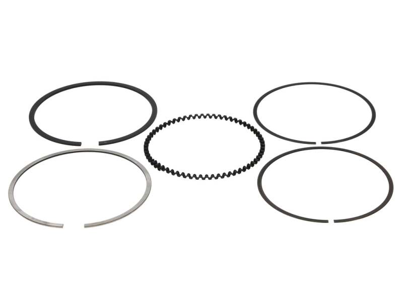 Wiseco 99.75mm piston ring set with 1.2, 1.5, and 2.0mm ring thicknesses, featuring ring shelf stock for engine repair.