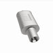 MagnaFlow muffler with tip, model Mag RS 14X5X8, featuring a 2.25/4 inch exhaust inlet and outlet, automotive exhaust component.