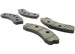 StopTech performance front brake pads for 2006-2009 Chevrolet Corvette Z06, high-performance brake pads with detailed friction material