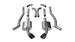 Black CORSA Performance Catback exhaust for Chevrolet Camaro SS 2011-2015 with 6.2L V8, featuring Xtreme 3-inch pipe design.
