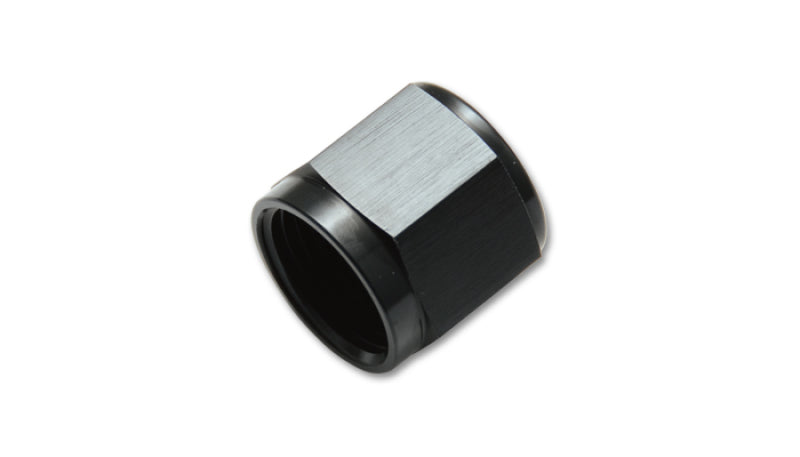 Vibrant aluminum 16AN tube nut fitting with vibrant orange color for high-performance automotive or fluid connection applications.