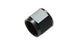 Vibrant aluminum -10AN tube nut fitting showing the threaded fitting with a vibrant red anodized finish for automotive or hydraulic use.