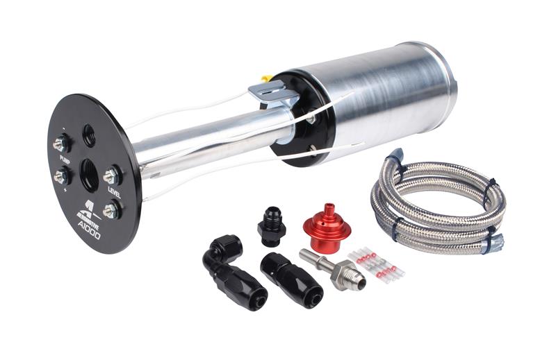 Aeromotive 03+ Corvette A1000 In-Tank Stealth Fuel System showing fuel pump and components inside the tank