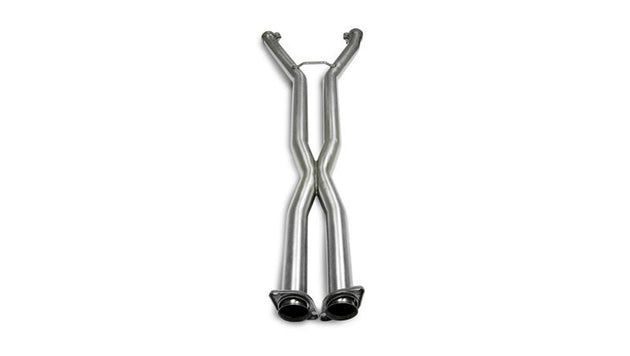 Corvette C6 2005-2007 X pipe exhaust by CORSA Performance, 6.0L V8 manual engine, showing the stainless steel X pipe.