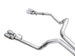 AWE Tuning 4th Gen GM 1500 6.2L catback exhaust with split rear exit and quad chrome tips, featuring bumper cutouts.