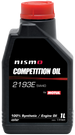 Motul Nismo Competition Oil 2193E 5W40 1L bottle, high-performance motor oil for racing and demanding engine conditions