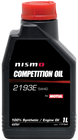 Motul Nismo Competition Oil 2193E 5W40 1L bottle, high-performance motor oil for racing and demanding engine conditions