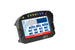 AEM CD-5LG Carbon Logging Digital Dash Display with internal 10Hz GPS and antenna, showing gauge interface and digital readouts.