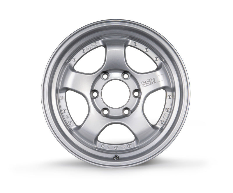 SSR SP1 Trail 17x8.5 forged silver wheel with +00 offset and 6x139.7 bolt pattern, designed for off-road vehicles.