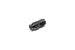 Radium Engineering -6AN straight PTFE hose end fitting in black, showing detailed connector with smooth finish and threaded end.