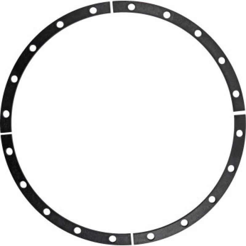 Raceline beadlock wheel spacer kit with four black spacers for 15-inch, 20-hole wheels, designed for off-road vehicle upgrades.